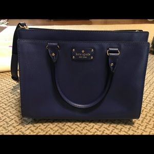NWOT Kate Spade Durham Satchel Royal Blue